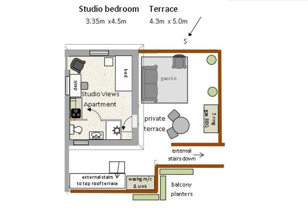 מאלגה Studio Views Apartment, Cortijo Fruitful Hills מראה חיצוני תמונה